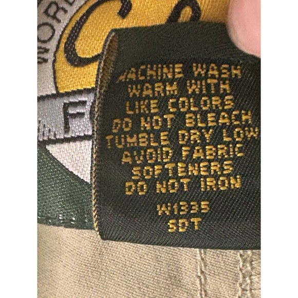 Cabela's For Women Bib Overalls Size M Light Green Zip Off Legs Pockets Galore - Picture 10 of 10